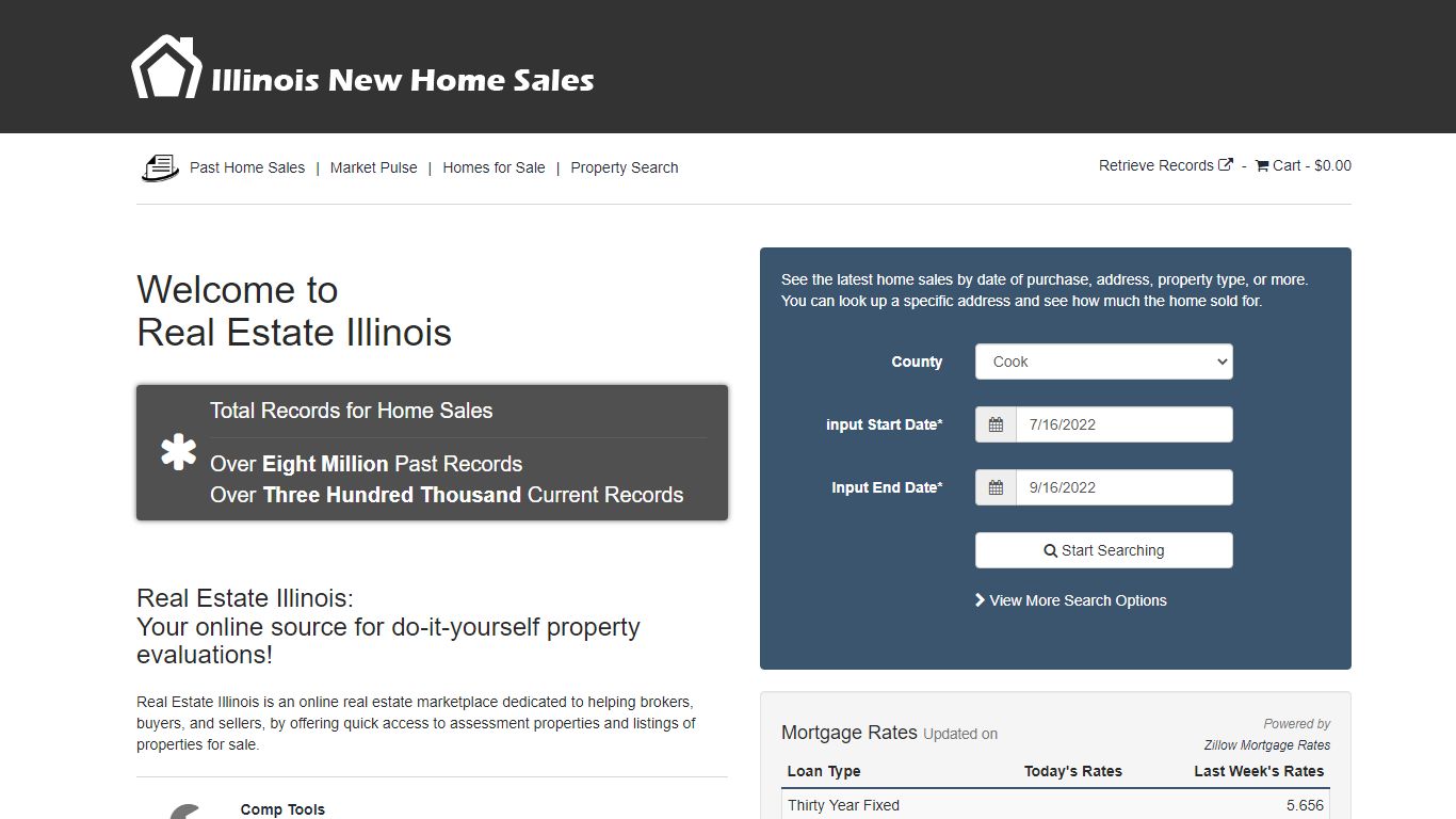 Illinois New Home Sales - Public Record